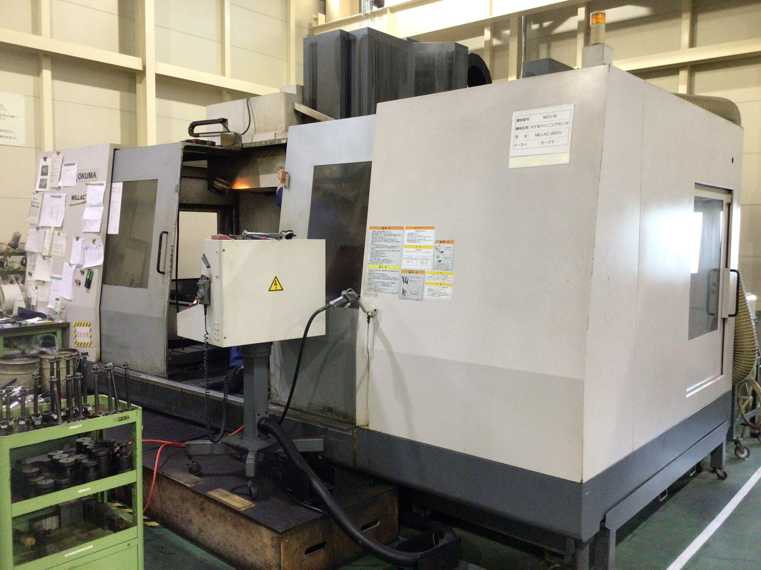 門型マシニングセンターによる大型加工